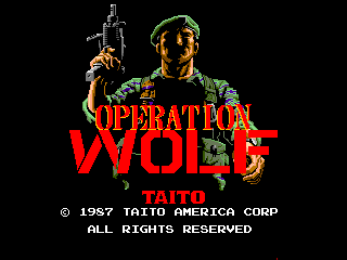 Operation Wolf (C) 1987 Taito