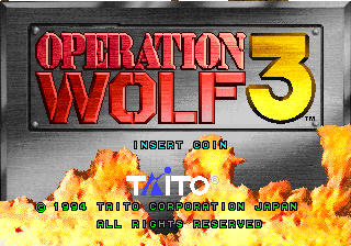 Operation Wolf 3 (C) 1994 Taito