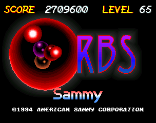 Orbs (c) 1994 American Sammy