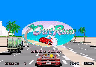 Out Run (C) 1986 Sega