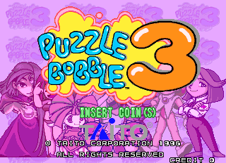 Puzzle Bobble 3 (C) 1996 Taito