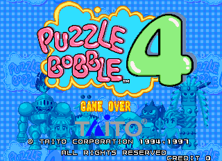 Puzzle Bobble 4 (C) 1997 Taito