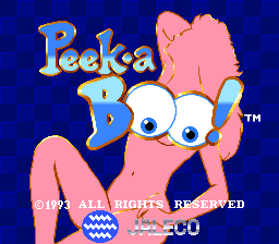 Peek-a-Boo! (C) 1993 Jaleco