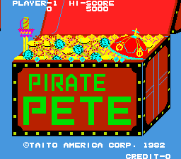 Pirate Pete (c) 11/1982 Taito