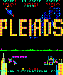 Pleiads (C) 1981 Tehkan