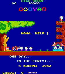 Pooyan (C) 1982 Konami