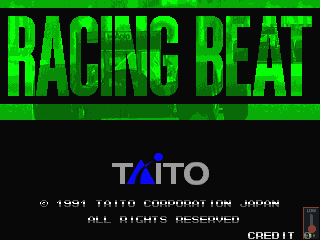 Racing Beat (c) 1991 Taito