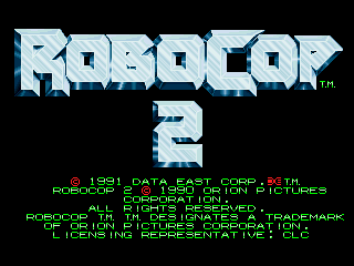 Robocop 2 (C) 1991 Data East