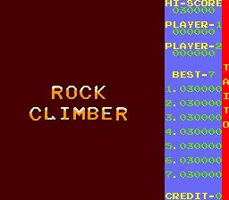 Rock Climber (C) 1981 Taito