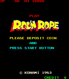 Roc 'n Rope (C) 1983 Konami