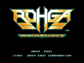 Rohga - Armor Force (C) 1991 Data East