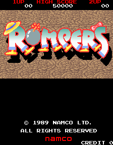 Rompers (C) 1989 Namco