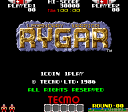Rygar (C) 1986 Tecmo