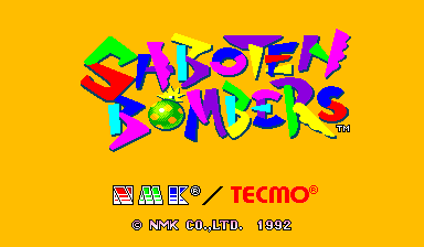 Saboten Bombers (C) 1992 NMK/Tecmo