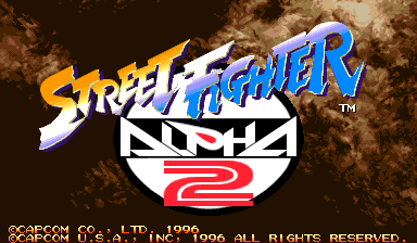 Street Fighter Alpha 2 (C) 1996 Capcom