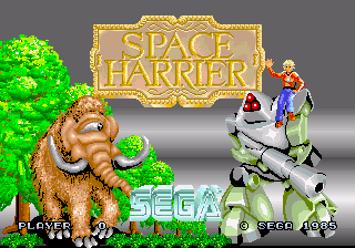 Space Harrier (C) 1985 Sega