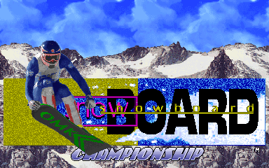 Snow Board Championship  (c) 1996 Gaelco