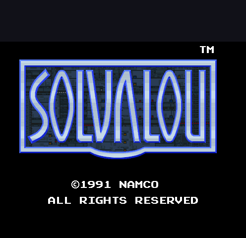 Solvalou (C) 1991 Namco