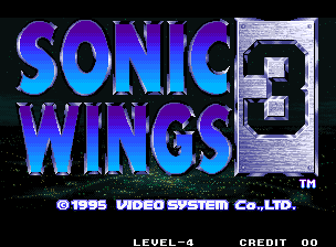 Aero Fighters 3 / Sonic Wings 3 (C) 1995 Video System