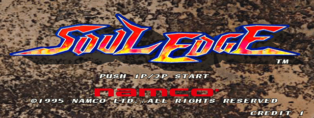 Soul Edge (C) 1995 Namco