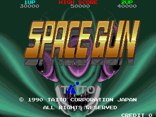 Space Gun (C) 1990 Taito