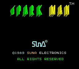 Spark Man (c) 1989 SunA Electronics Ind. Co., Ltd.