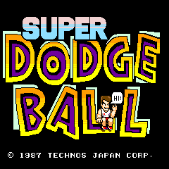 Super Dodge Ball (C) 1987 Technos