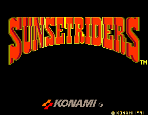 Sunset Riders (C) 1991 Konami