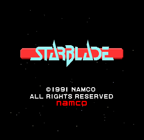Starblade (C) 1991 Namco