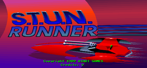 S.T.U.N. Runner (C) 1989 Atari