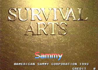Survival Arts (C) 1993 American Sammy