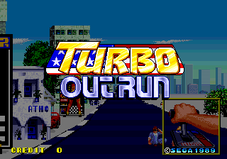Turbo Out Run (c) 1989 Sega