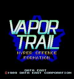 Vapor Trail - Hyper Offence Formation (C) 1989 Data East Corporation