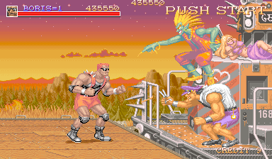Violent Storm (C) 1993 Konami