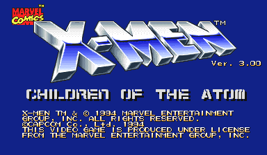 X-Men - Children of the Atom (C) 1994 Capcom