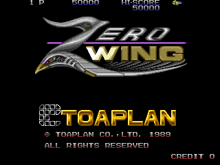 Zero Wing (C) 1989 Toaplan